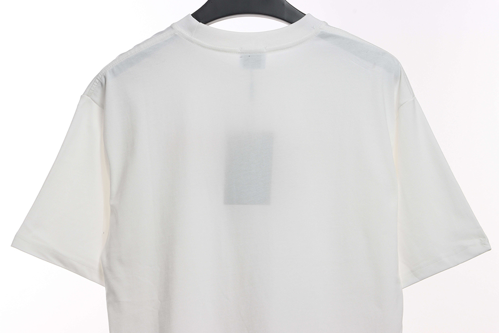 B**rry overlapping hot stamping letter short sleeves