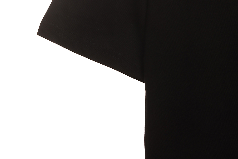 B**rry overlapping hot stamping letter short sleeves