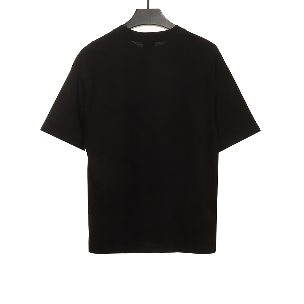 B**rry overlapping hot stamping letter short sleeves