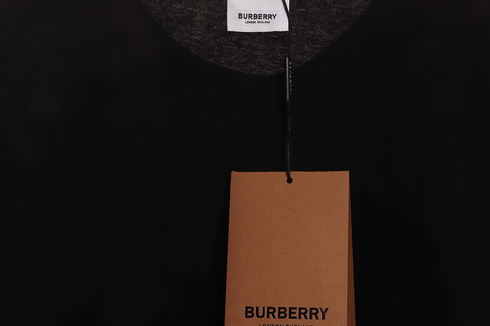 B**rry overlapping hot stamping letter short sleeves