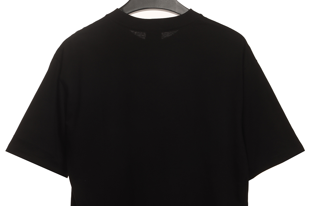 B**rry overlapping hot stamping letter short sleeves