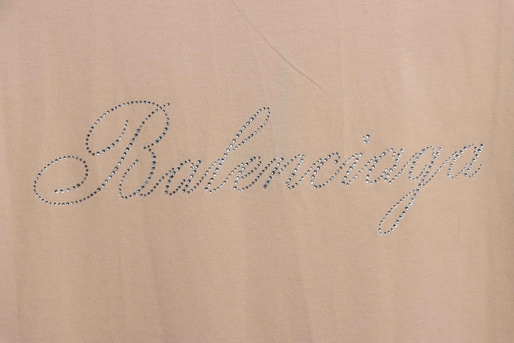 ba*len*cia*ga Di*m*nd hot Di*m*nd logo short sleeves