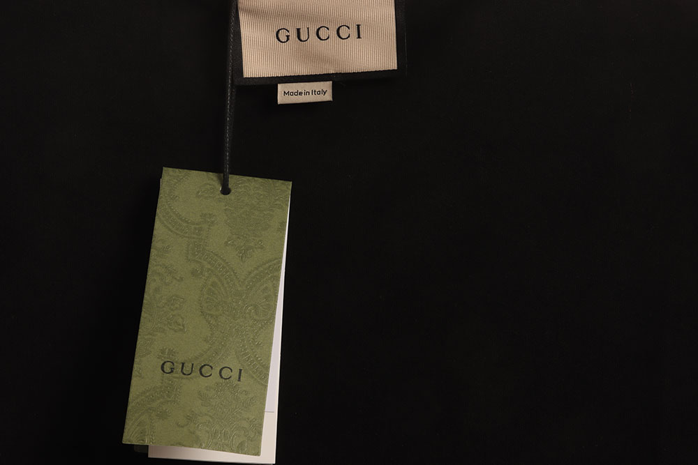 G*u*i patchwork bear embroidered short sleeves