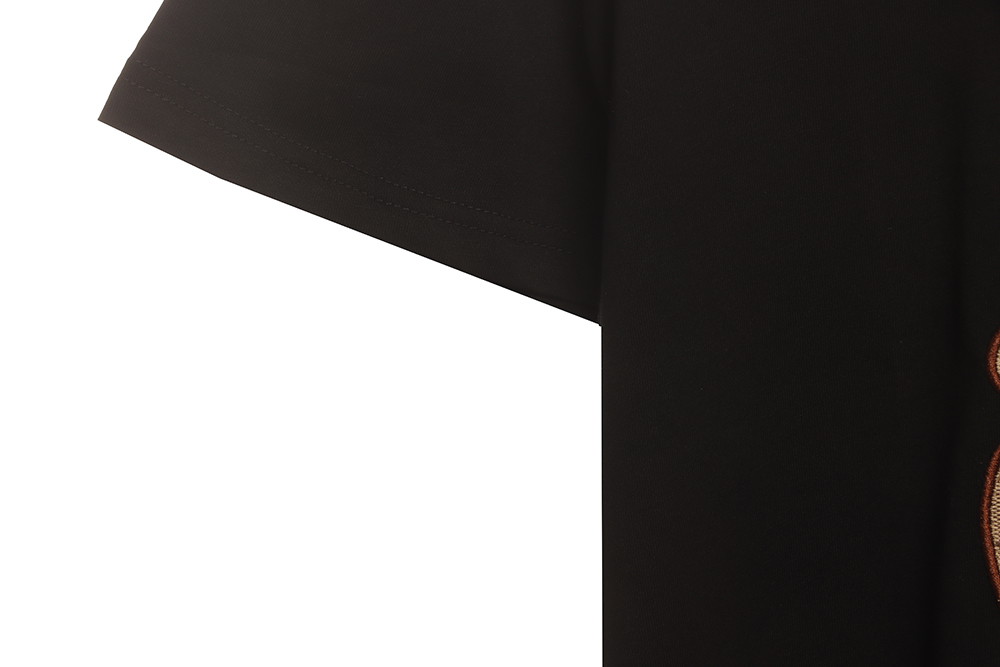 G*u*i patchwork bear embroidered short sleeves