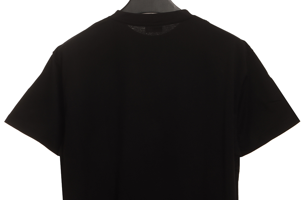 ce**e hot Di*m*nd letter short sleeves black