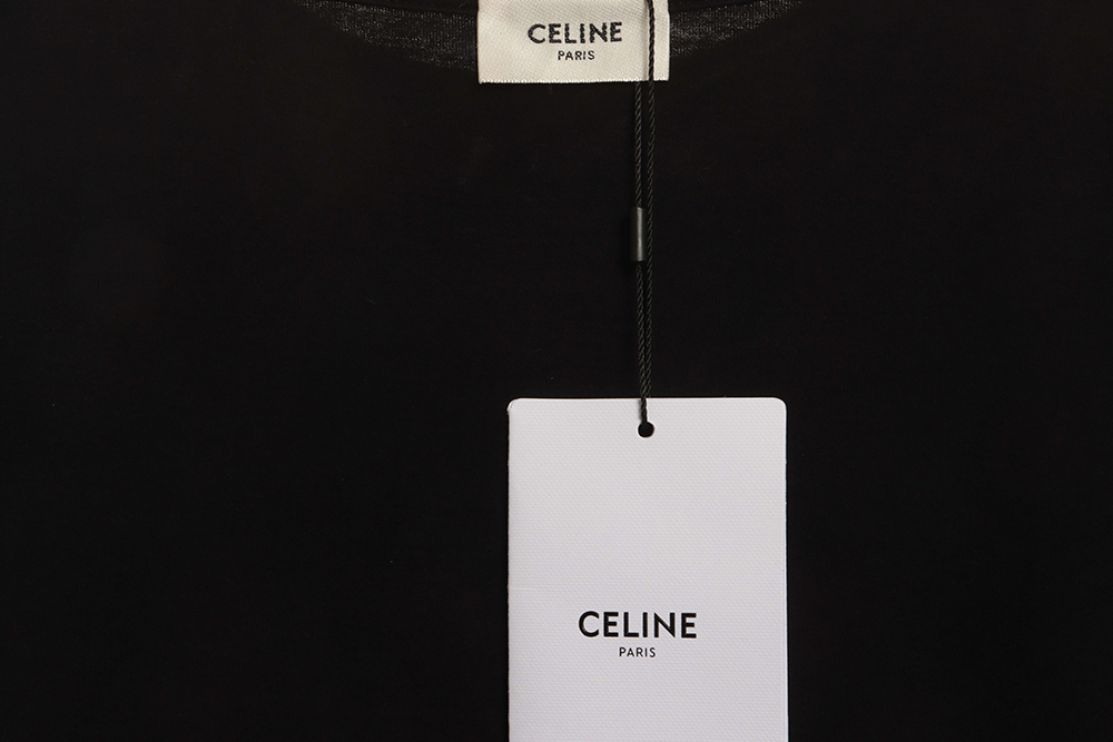 ce**e hot Di*m*nd letter short sleeves black