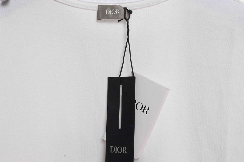 D*or 1947 embroidered letter short sleeves