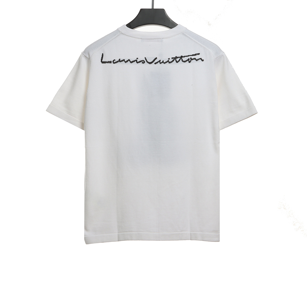 l0*is V*t0n cartoon bear doll knitted short sleeve