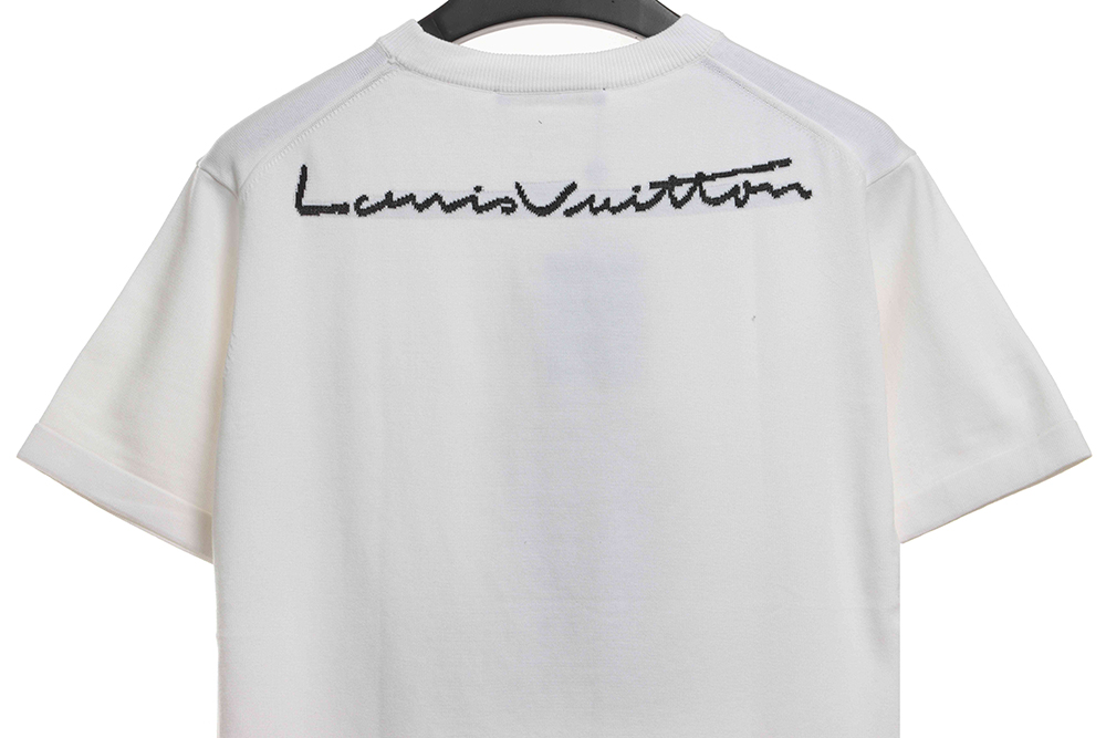 l0*is V*t0n cartoon bear doll knitted short sleeve