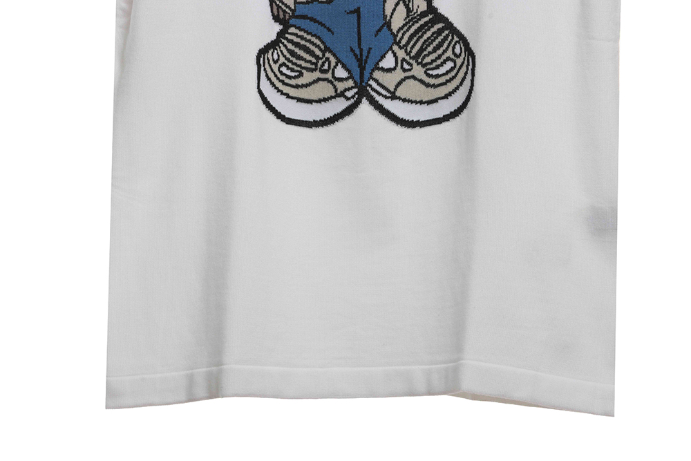 l0*is V*t0n cartoon bear doll knitted short sleeve