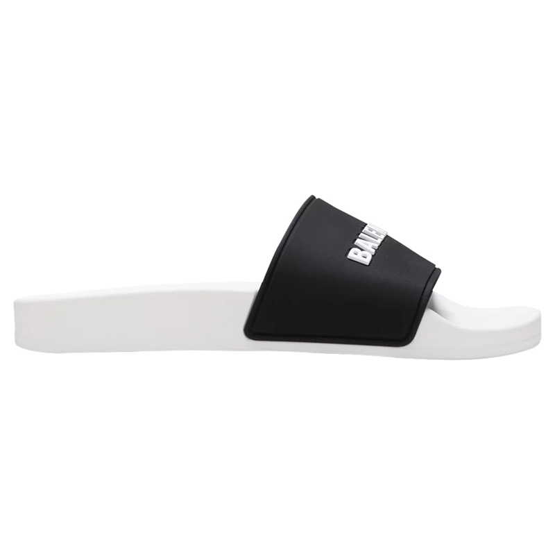 Ba*len*cia*ga pool slides ''white black''