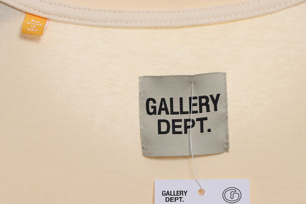 Gallery Dept distressed washed hand-painted graffiti printed T-shirt