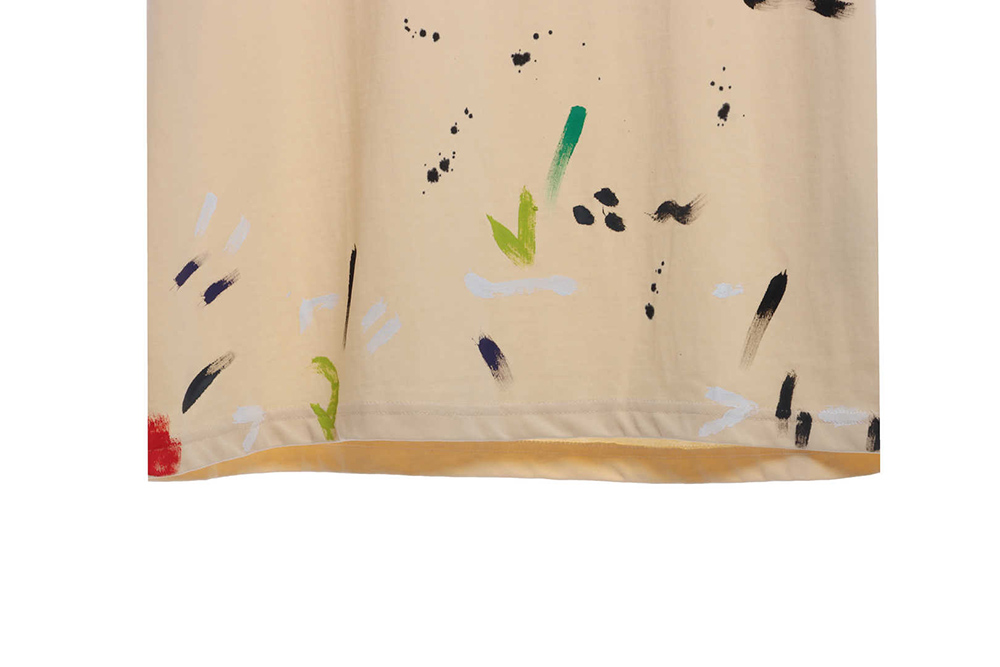 Gallery Dept distressed washed hand-painted graffiti printed T-shirt