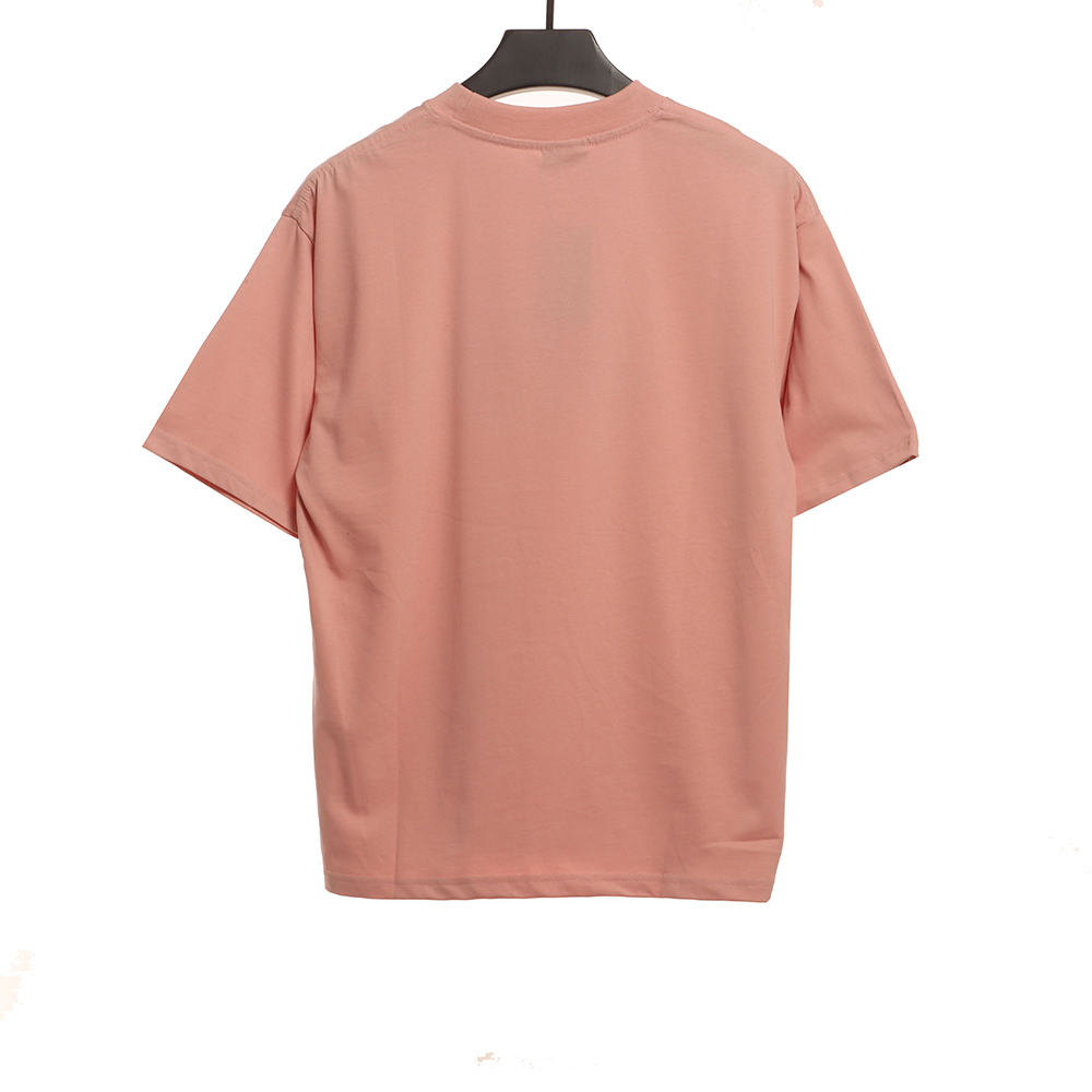 Ba*len*cia*ga reverse embroidered lettering short sleeves