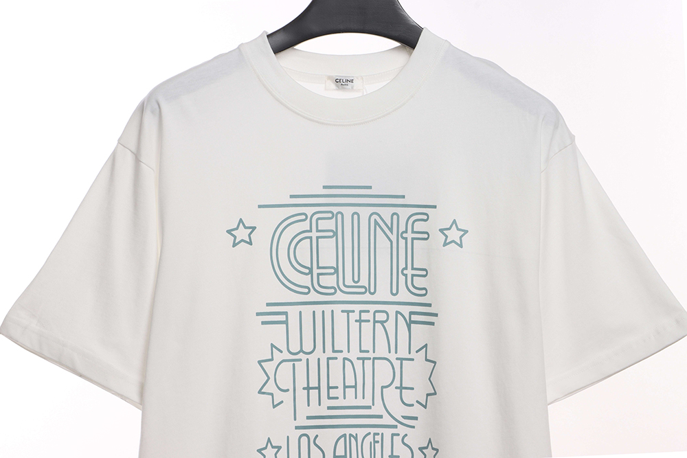 Ce**e star letter print short sleeves