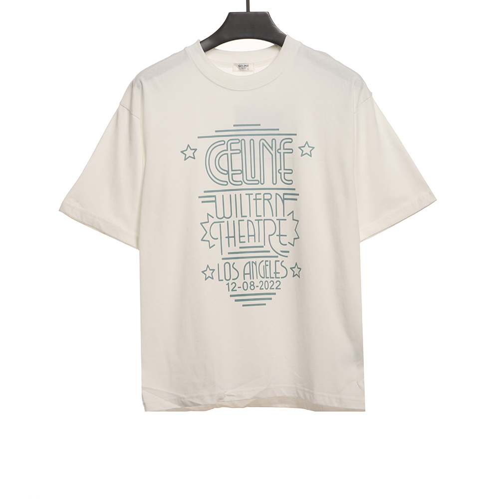 Ce**e star letter print short sleeves