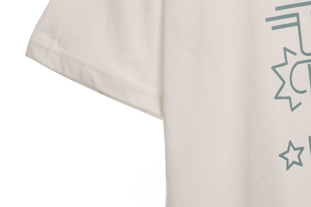 Ce**e star letter print short sleeves