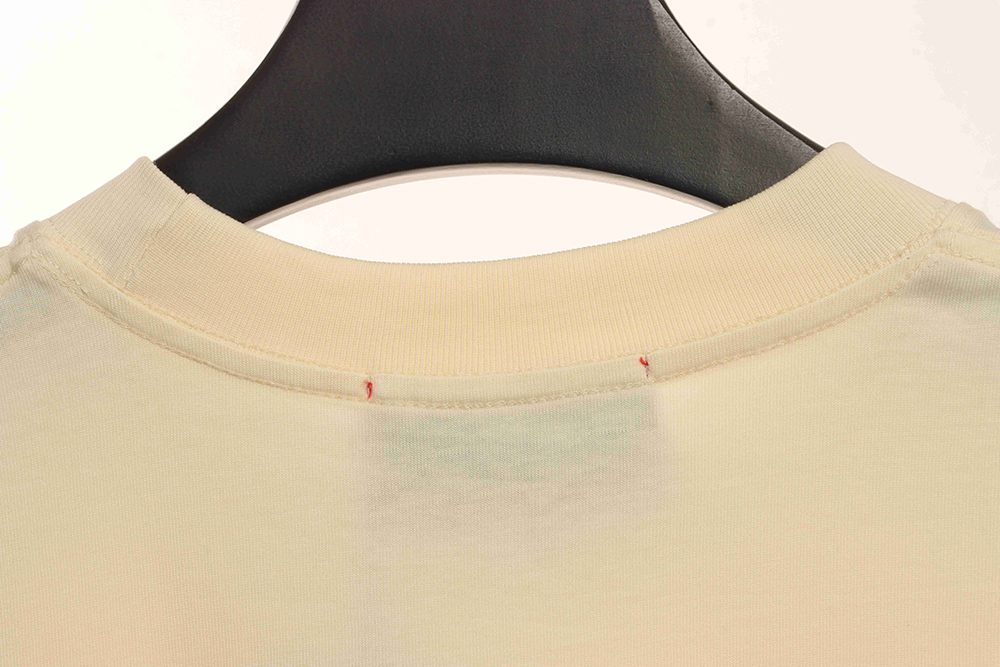 G*u*i double g color block logo letter short sleeves