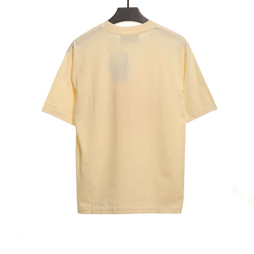 G*u*i double g color block logo letter short sleeves