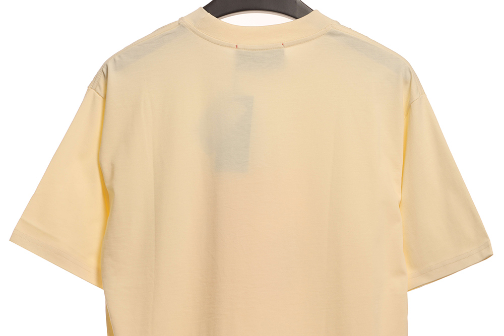 G*u*i double g color block logo letter short sleeves