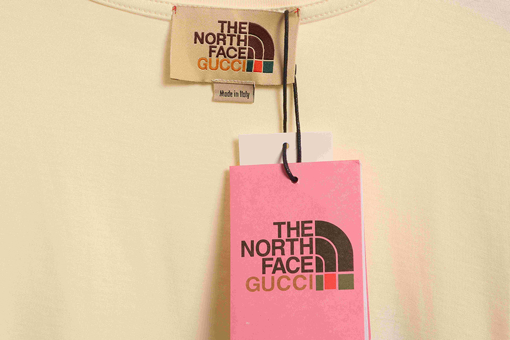 G*u*i & the nor*h f**e logo print short sleeve