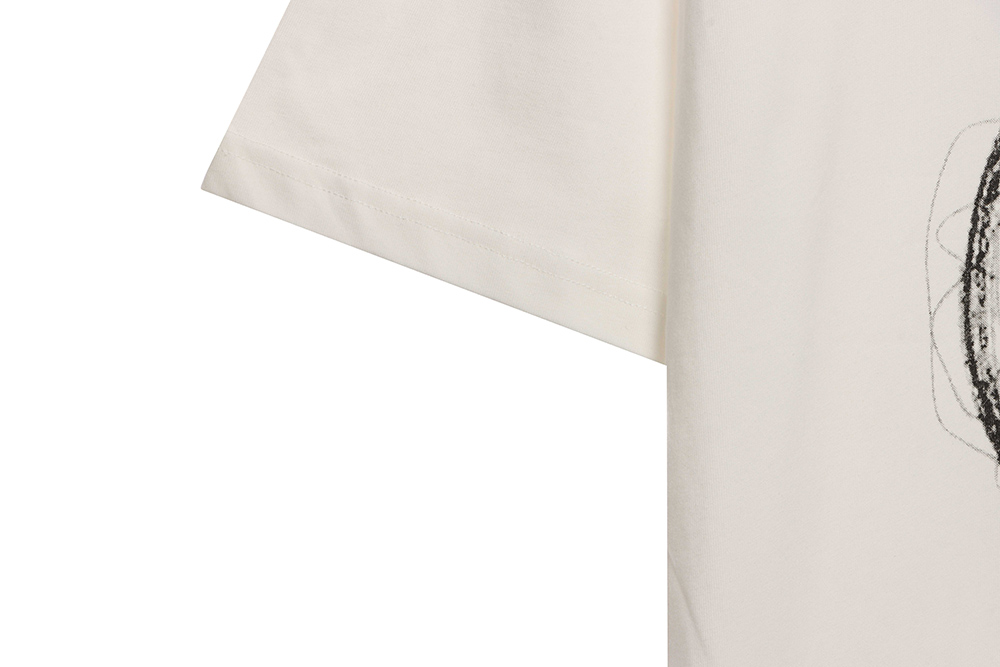 G*u*i sketch curved double g print short sleeve