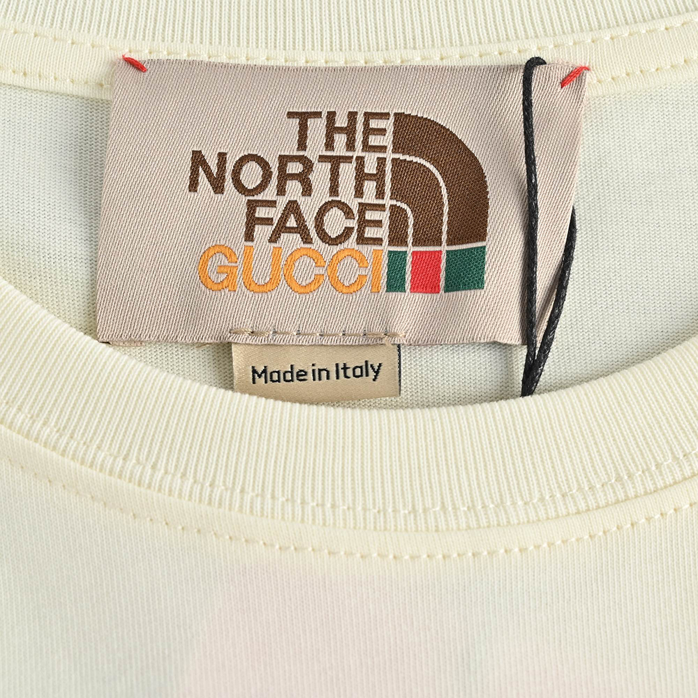 G*u*i & the nor*h f**e joint printed logo short sleeves