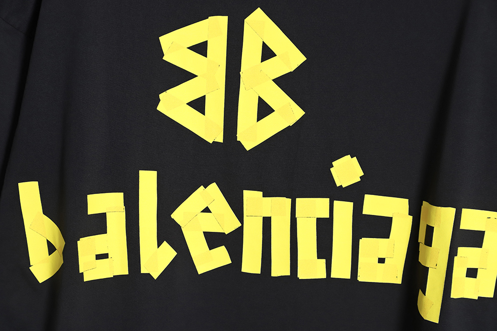 Ba*len*cia*ga 23ss masking tape short-sleeved t-shirt