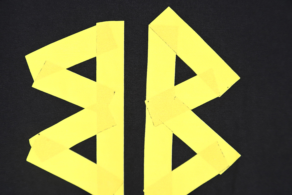 Ba*len*cia*ga 23ss masking tape short-sleeved t-shirt