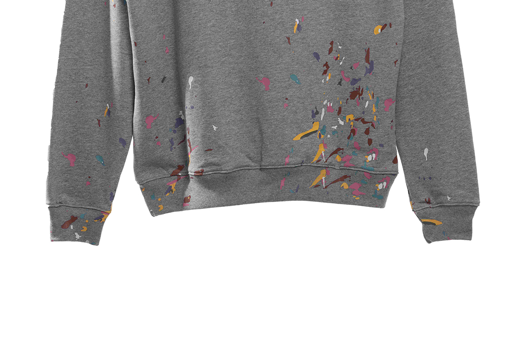 D*or handmade splash-ink sweatshirt