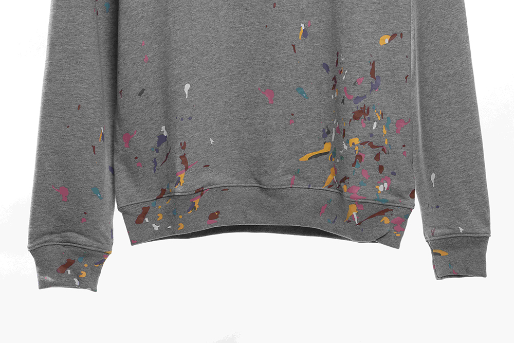 D*or handmade splash-ink sweatshirt