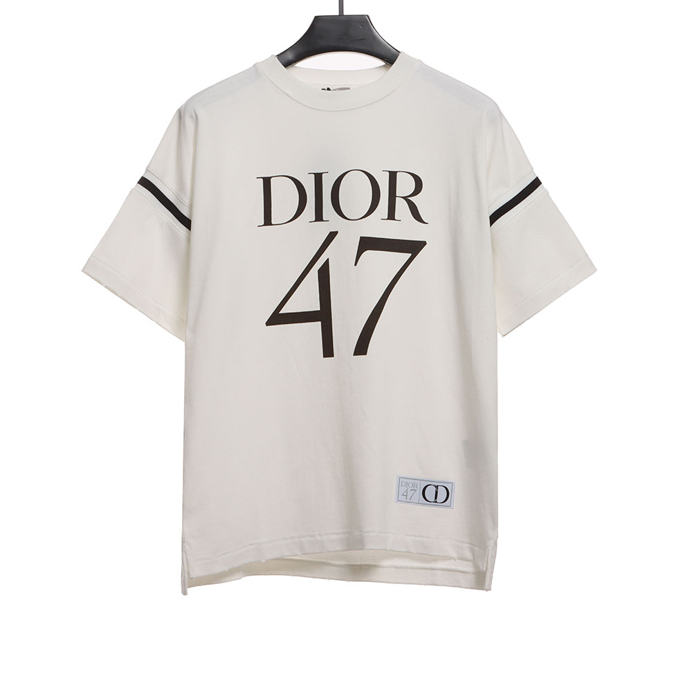 D*or 47 number embroidered short sleeves