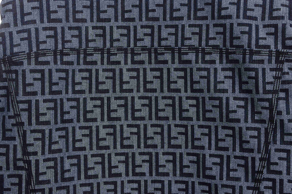 F**di presbyopic dark pattern denim jacket