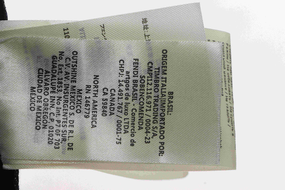 F**di presbyopic dark pattern denim jacket