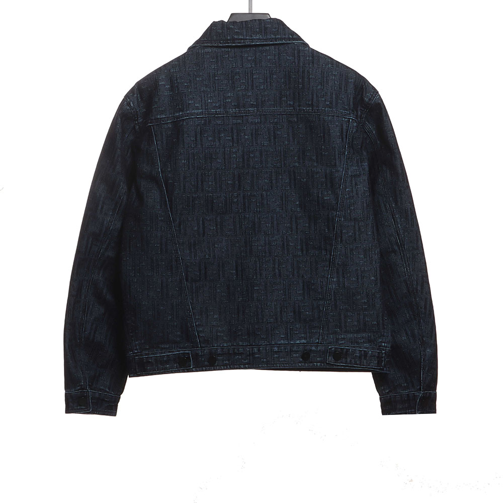 F**di presbyopic dark pattern denim jacket