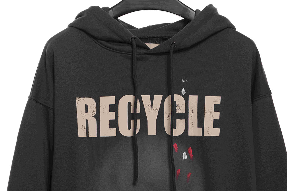 Gallery Dept Distressed Distressed Lettering Hoodie