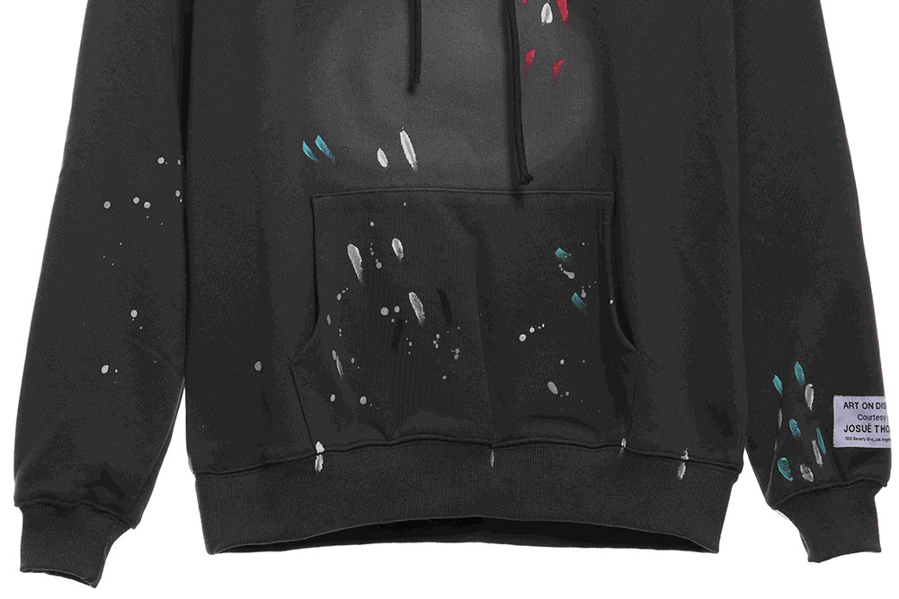 Gallery Dept Distressed Distressed Lettering Hoodie