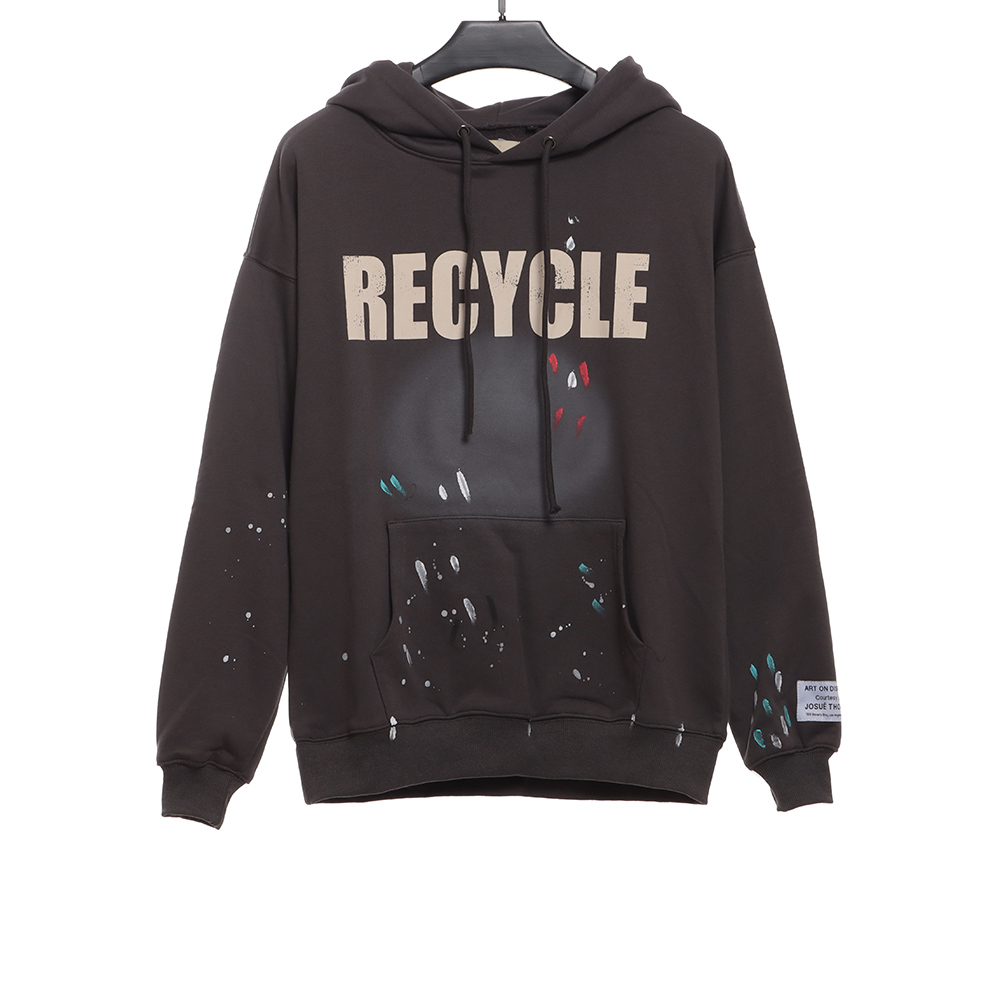 Gallery Dept Distressed Distressed Lettering Hoodie