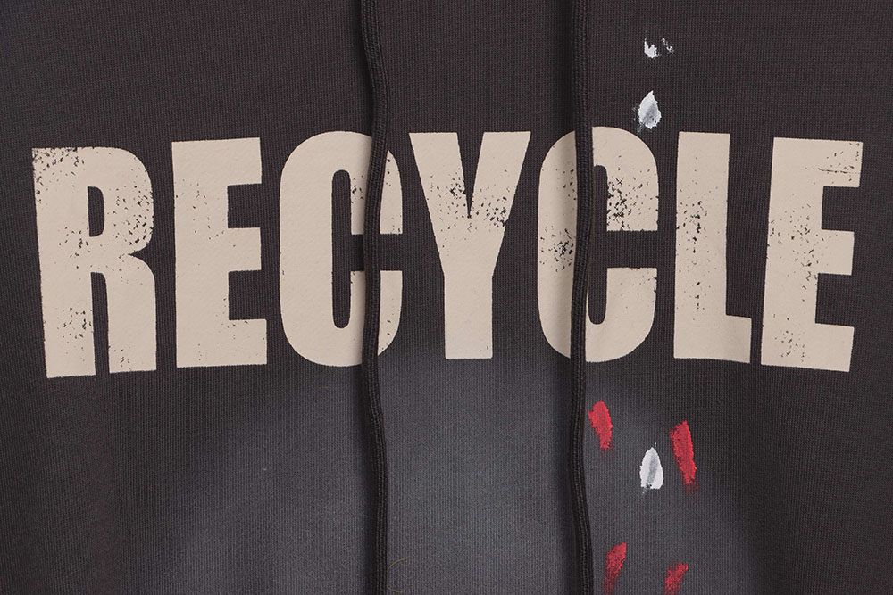 Gallery Dept Distressed Distressed Lettering Hoodie