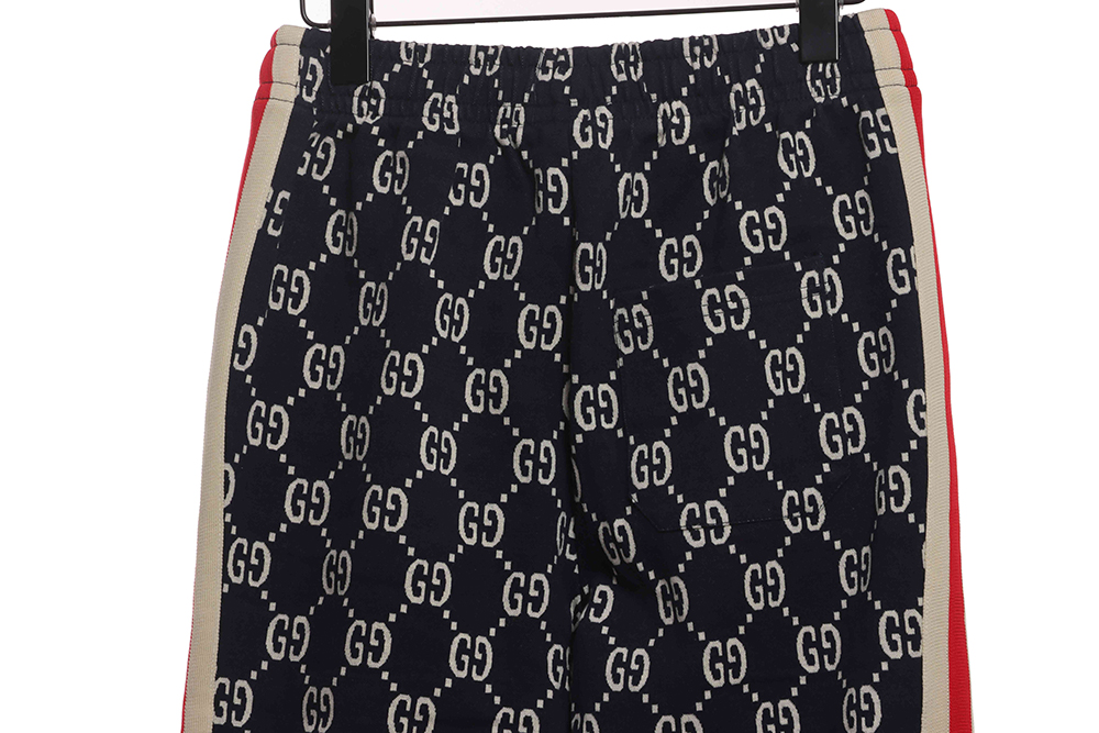 G*u*i all-over jacquard trousers