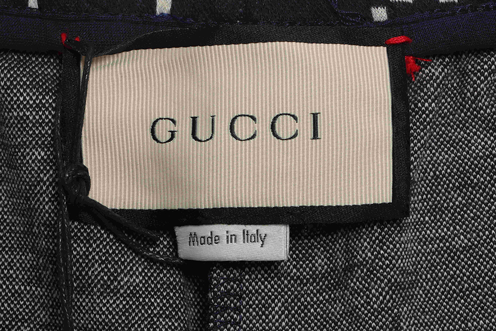 G*u*i all-over jacquard trousers