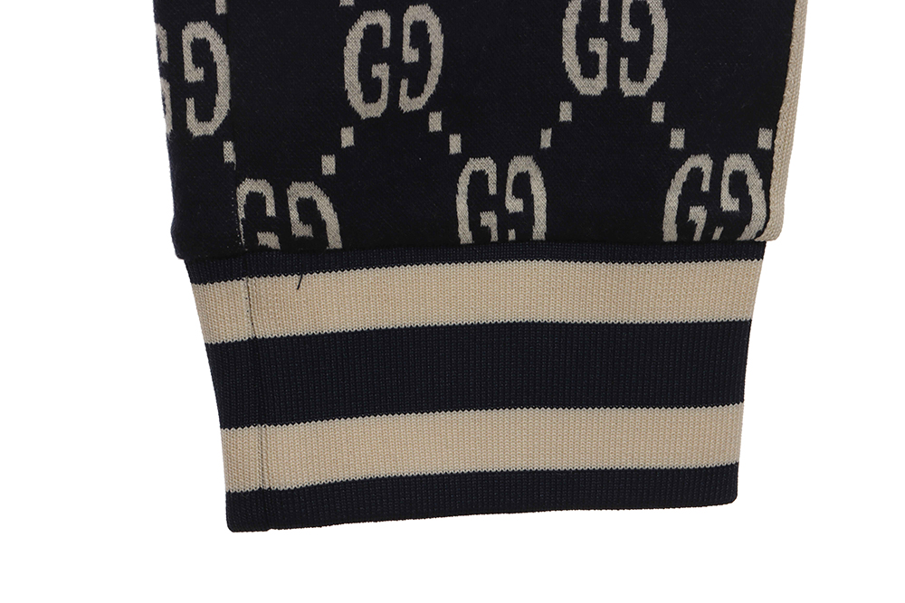 G*u*i all-over jacquard trousers