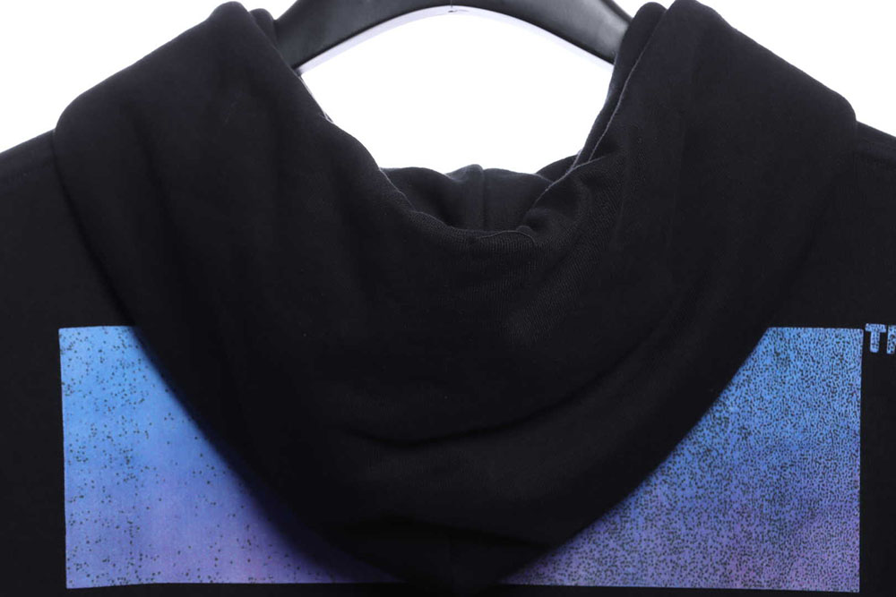 OW purple gradient colorful hoodie