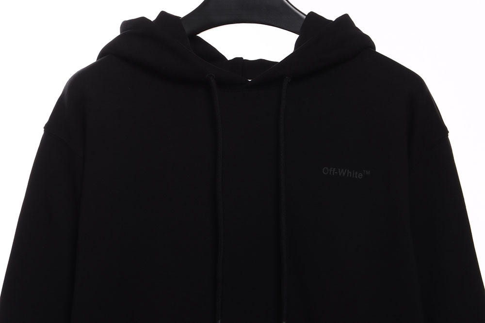 OW overlap zebra crossing arrow hoodie