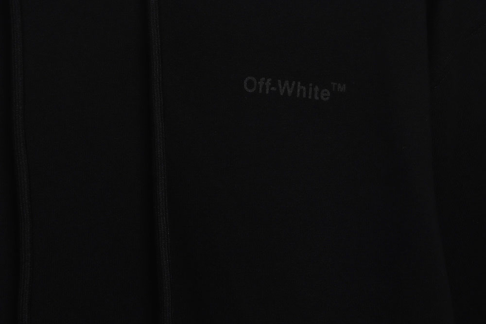 OW overlap zebra crossing arrow hoodie