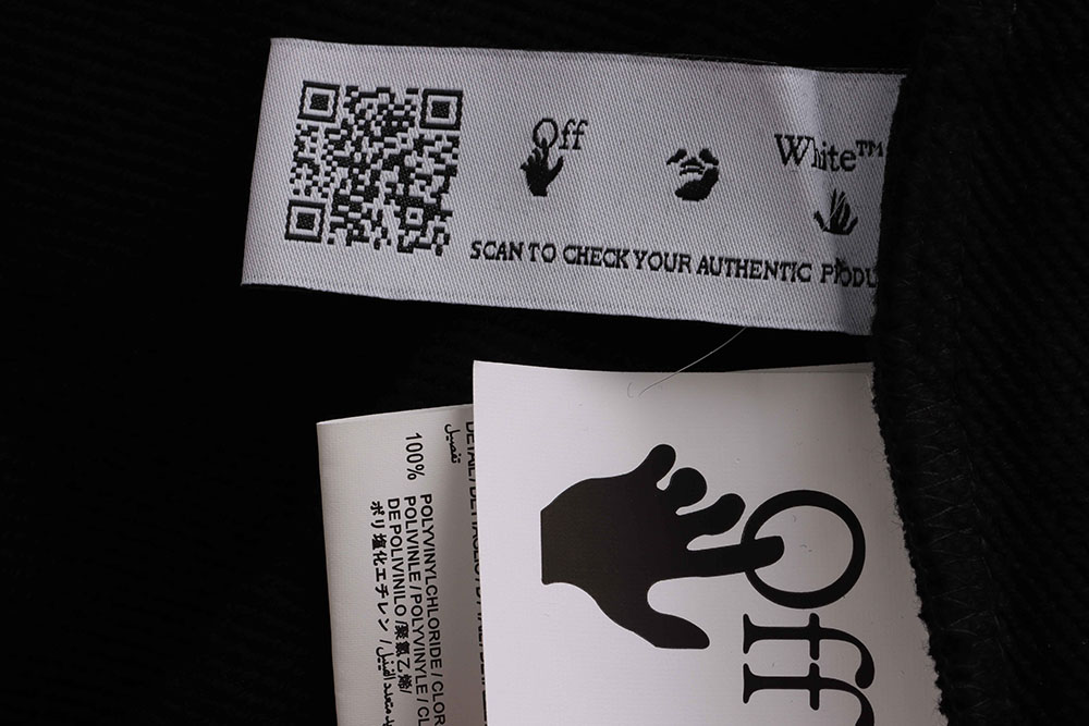 OW overlap zebra crossing arrow hoodie