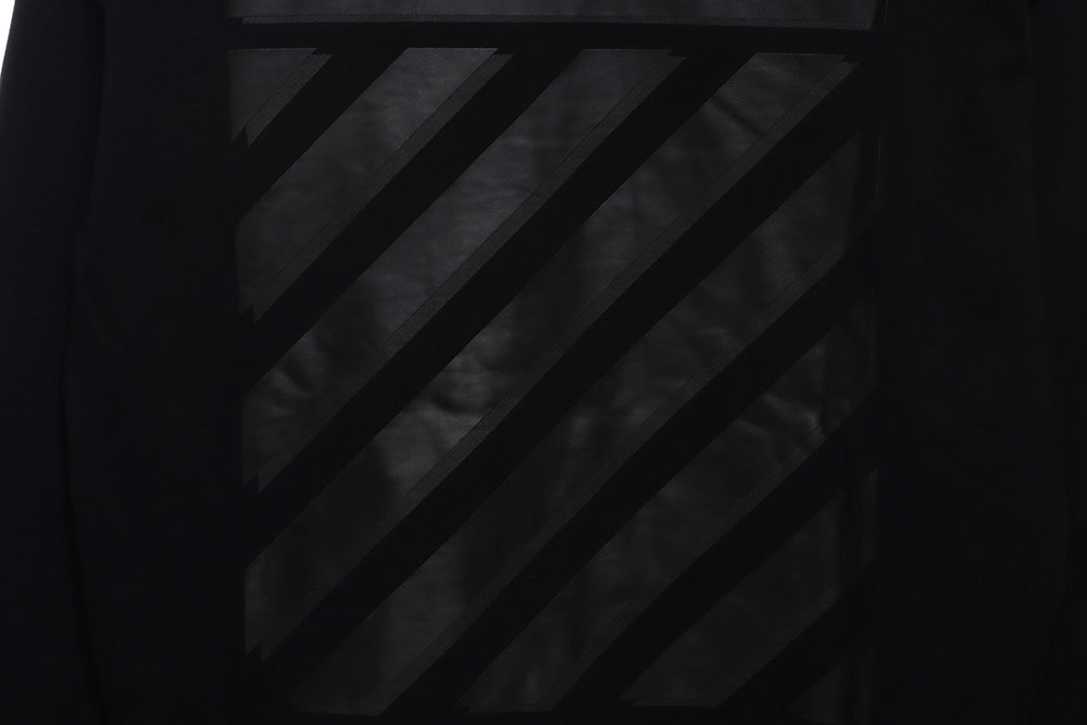 OW overlap zebra crossing arrow hoodie