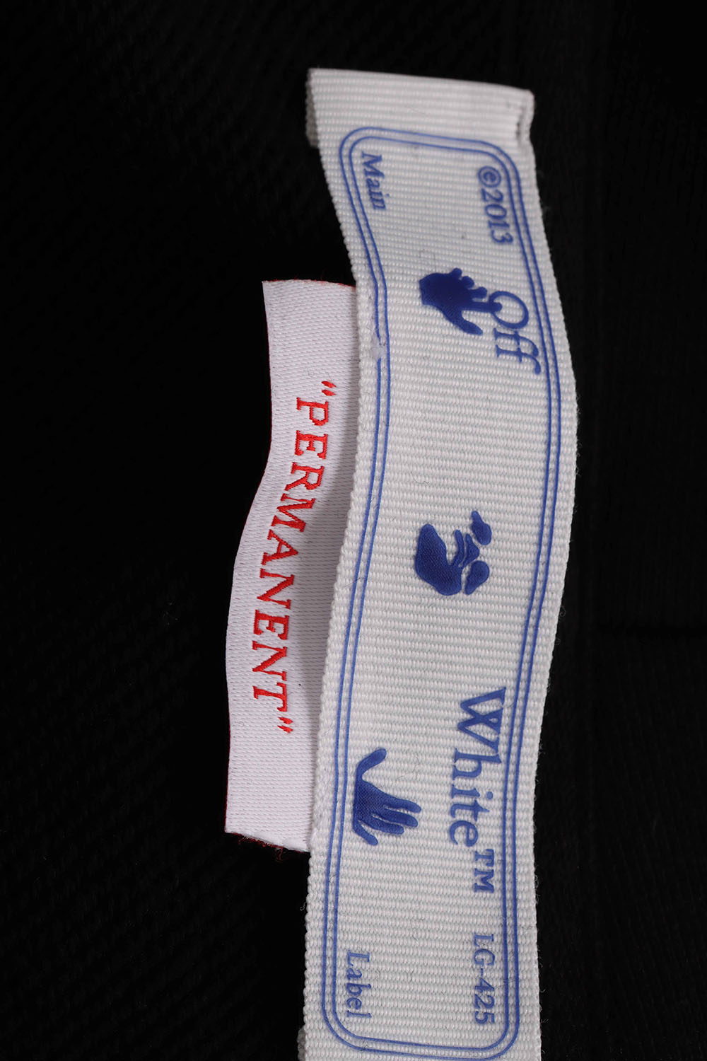 OW overlap zebra crossing arrow hoodie