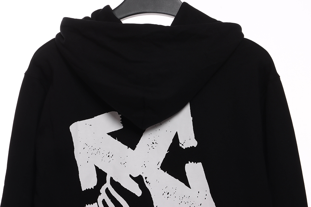 OW palm arrow print hoodie