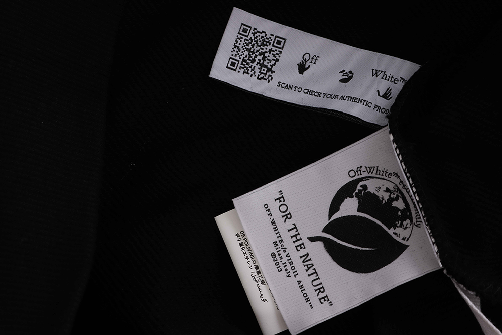 OW palm arrow print hoodie